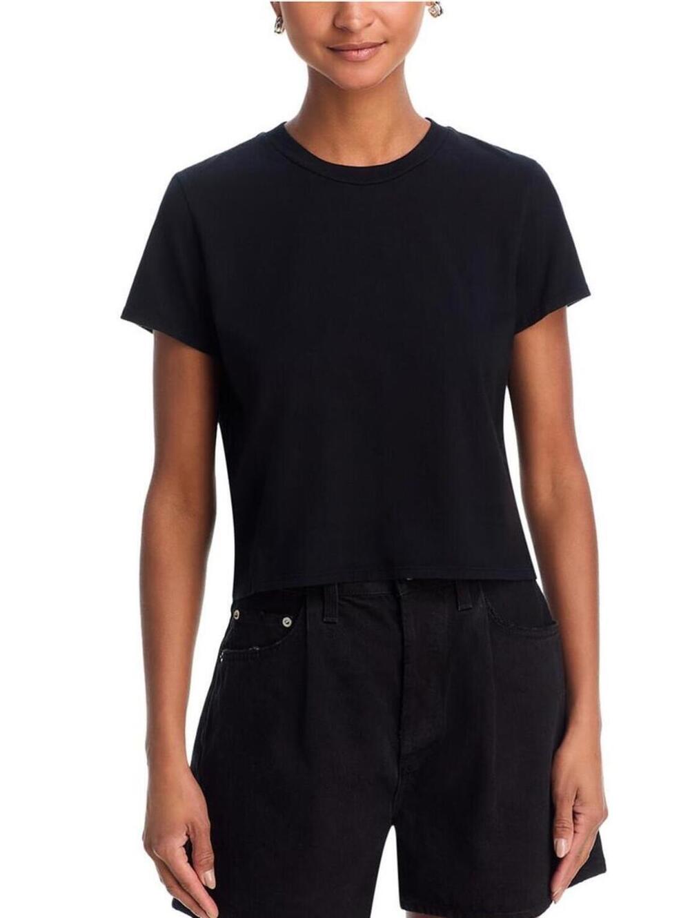 Perfectwhitetee Springsteen baby tee small black
